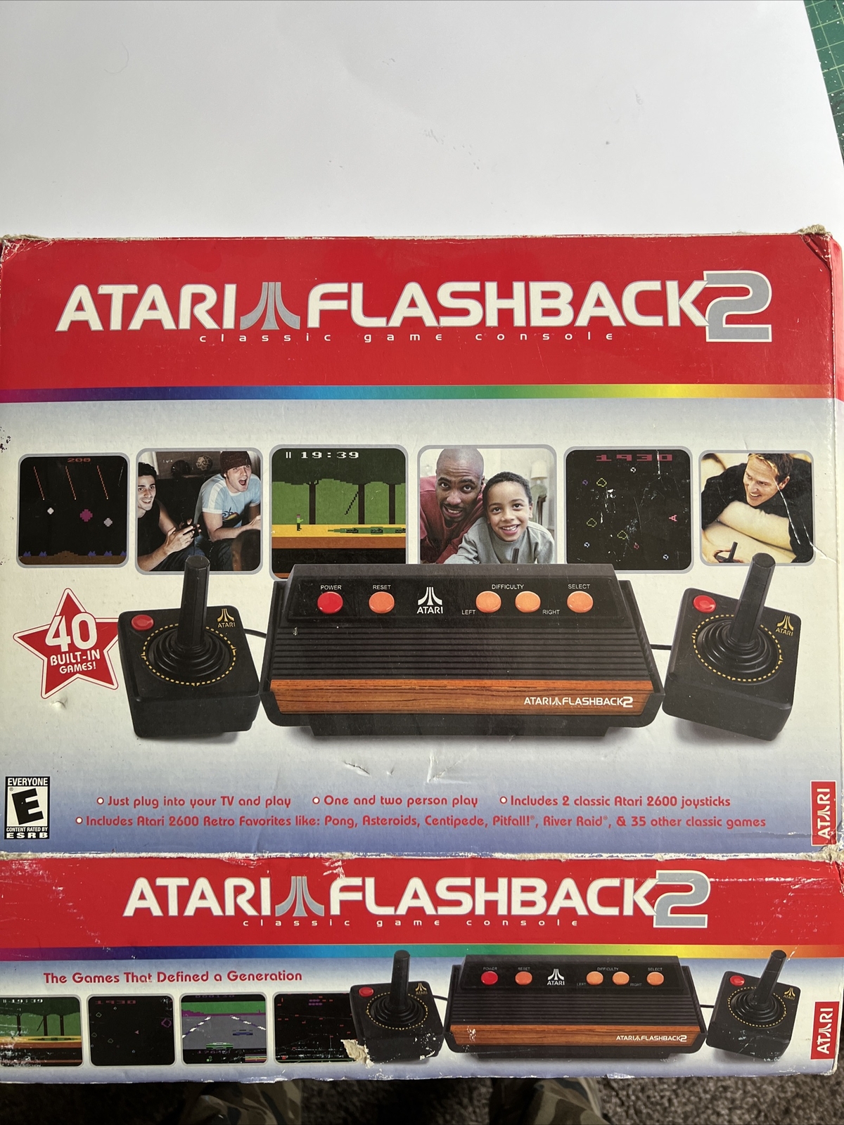 Atari Flashback 2 Classic Game Console With Games / 40 Built in Games