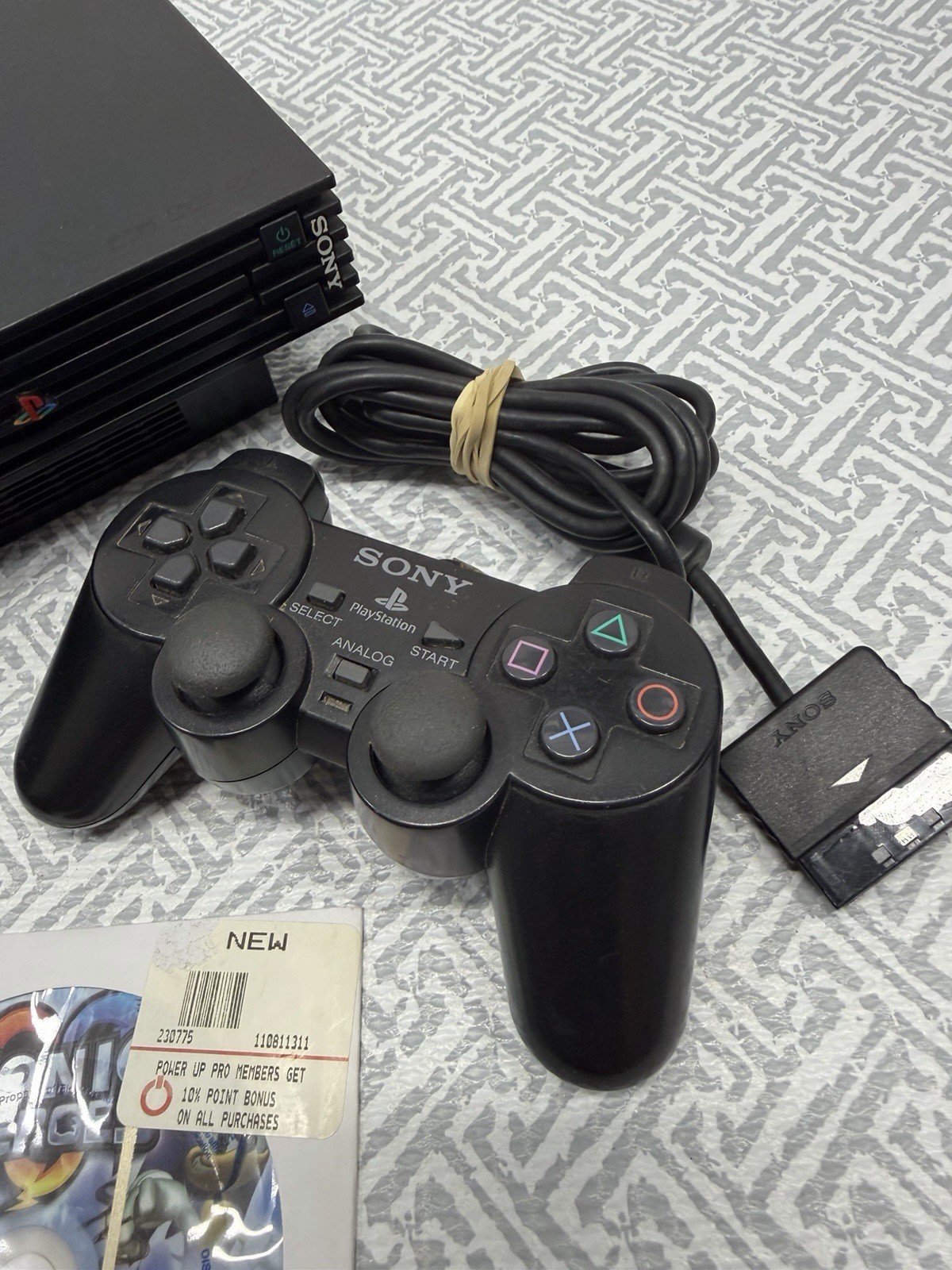 Sony PlayStation 2 Console – Black (SCPH-39001) Tested & Working W/ Game READ!