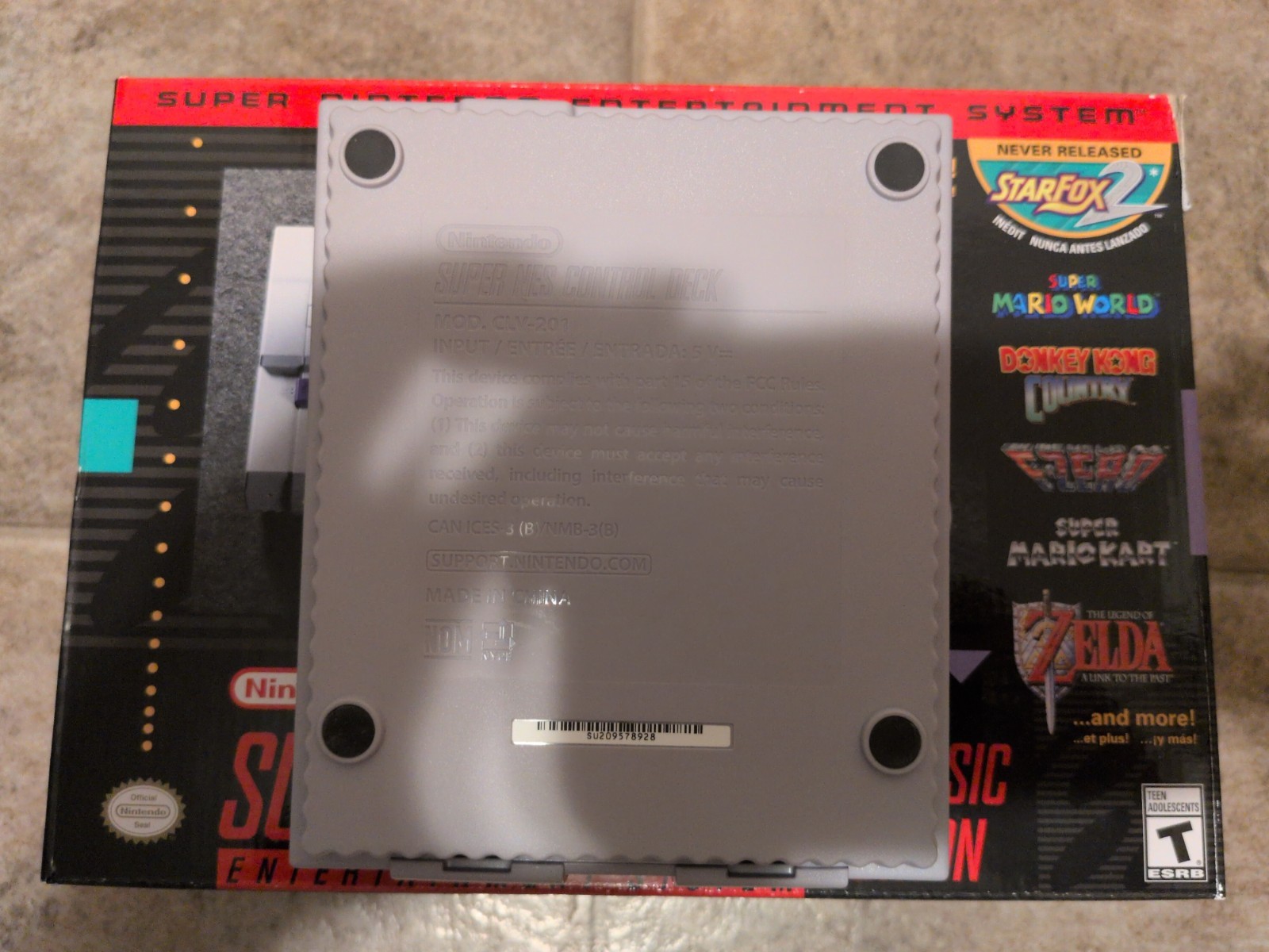 Super Nintendo Classic Mini console Entertainment System 21 Games Preloaded