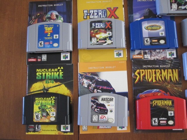 NINTENDO 64 BUNDLE 18 GAMES CONSOLE 4 CONTROLLERS MORE