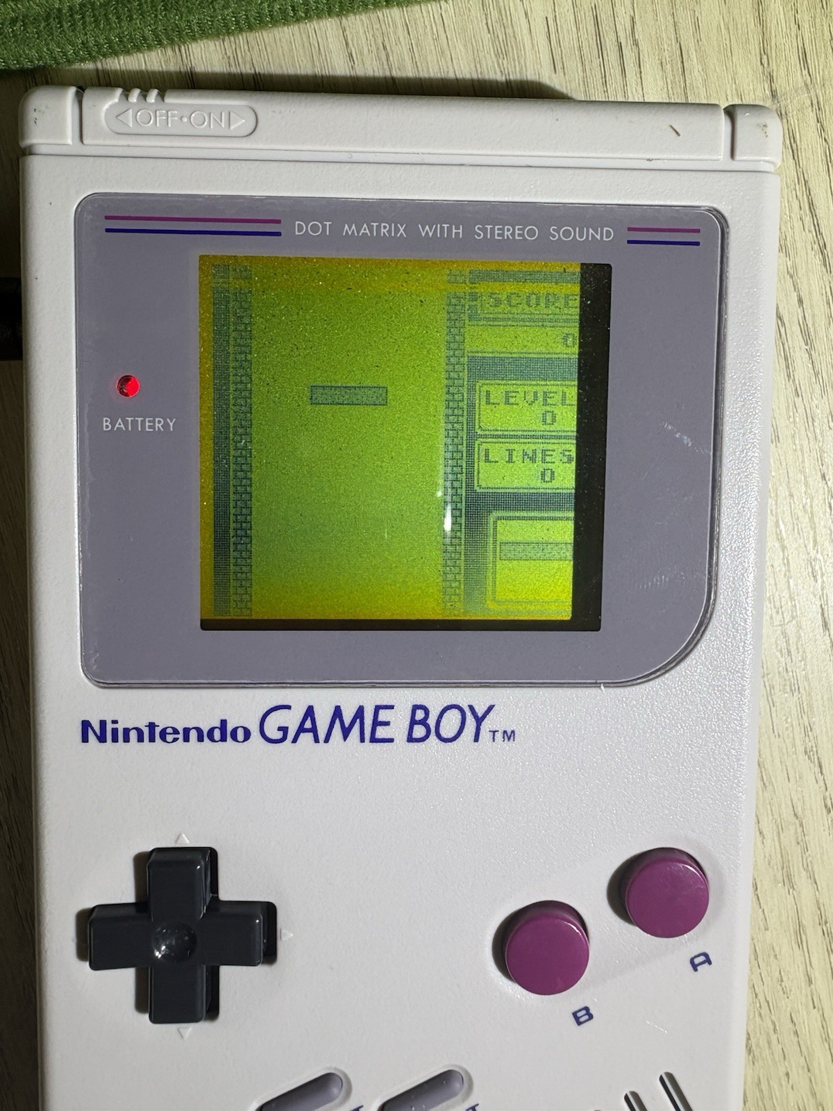 Original Nintendo Game Boy – Open Box – Acrylic Box – Tetris Game – Read Desc**