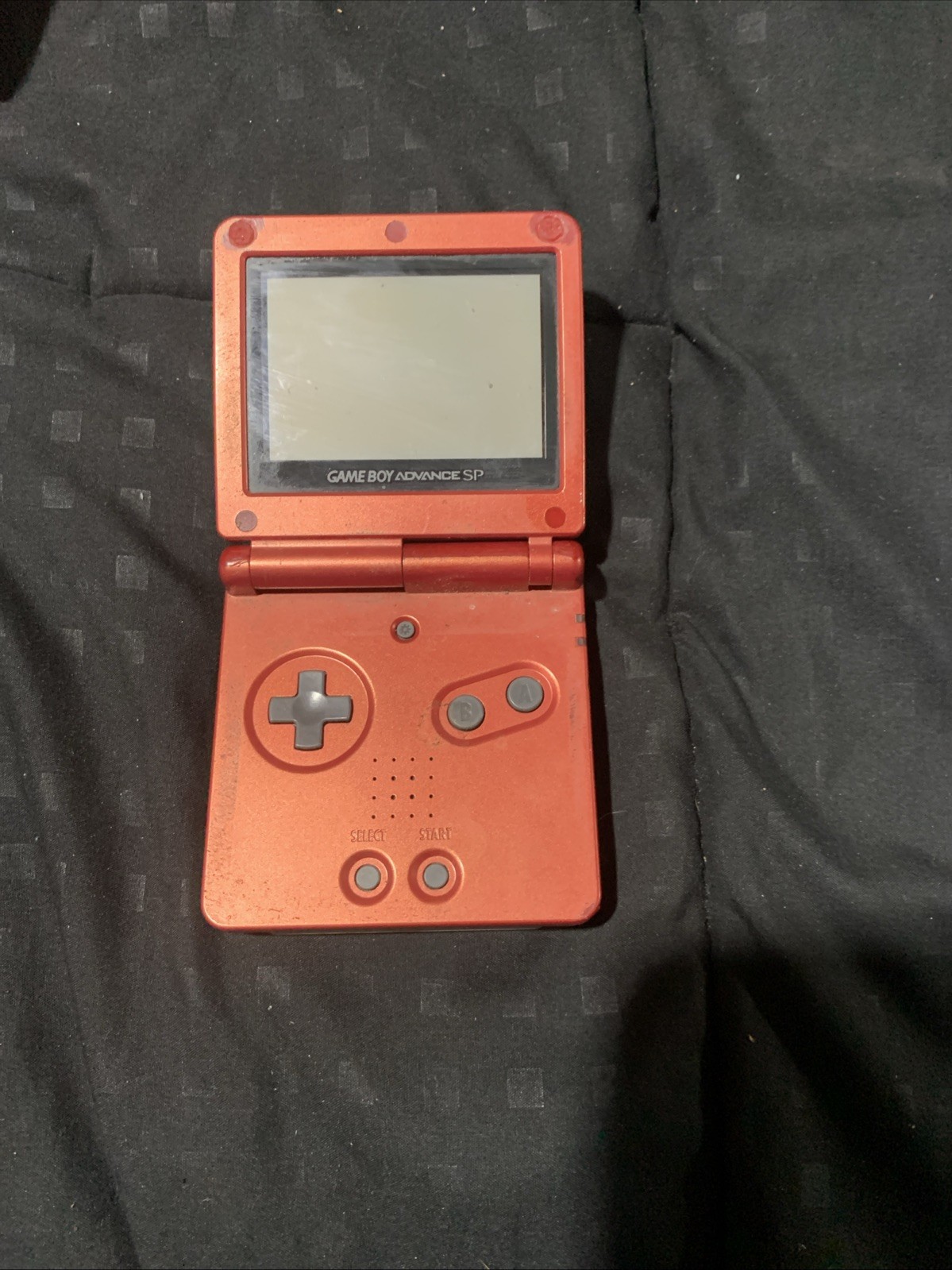 WORKING Nintendo GameBoy Advance SP Flame Red CONSOLE