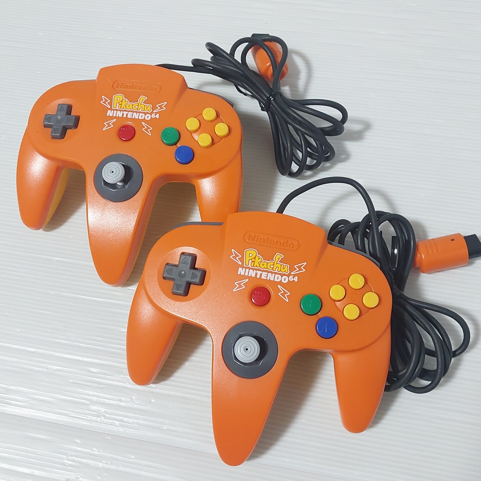 Nintendo64 N64 Pikachu Console Orange yellow Edition Region Free Import Japan