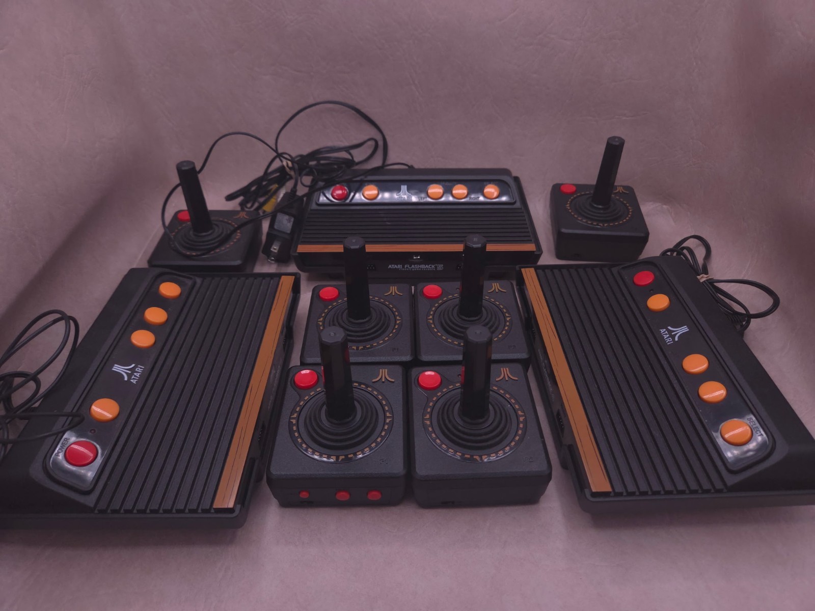 Atari Flashback 4 and 5 Retro Game Bundle | 3 Consoles & 6 Controllers READ
