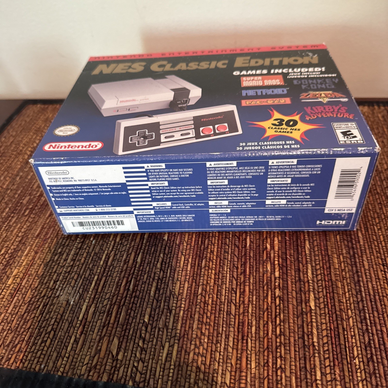 Authentic Nintendo Classic Edition NES Mini Game Console USA Brand New in stock