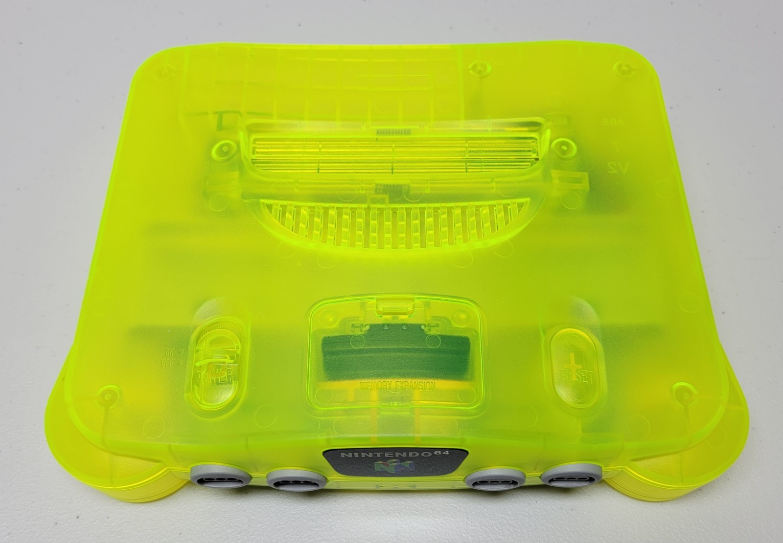 Extreme Green N64 Console With HDMI Mod & OEM Controller (12 Ft Paracorded Cord)