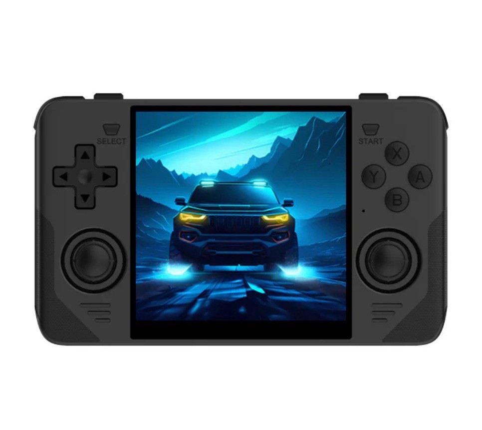 PowKiddy RGB30 Handheld Game Console System, Black Color 128GB