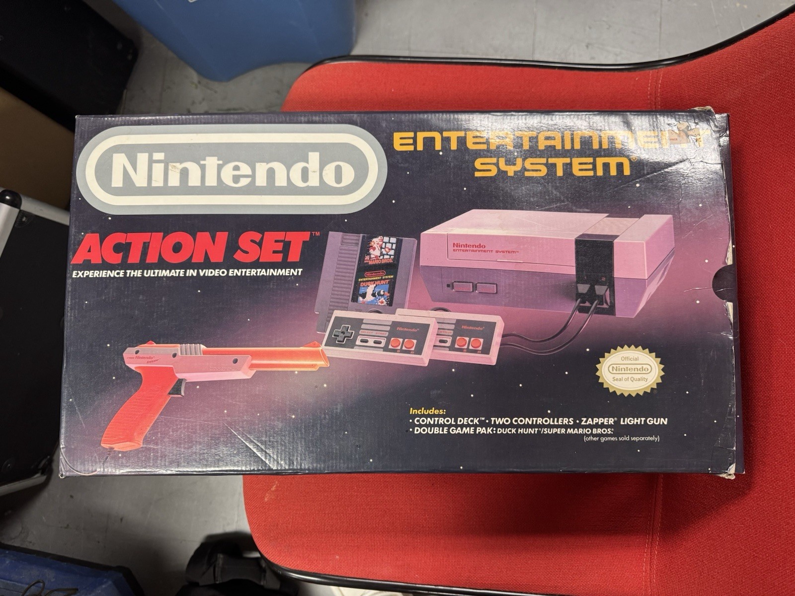 Nintendo NES Action Set Home Console BOX ONLY