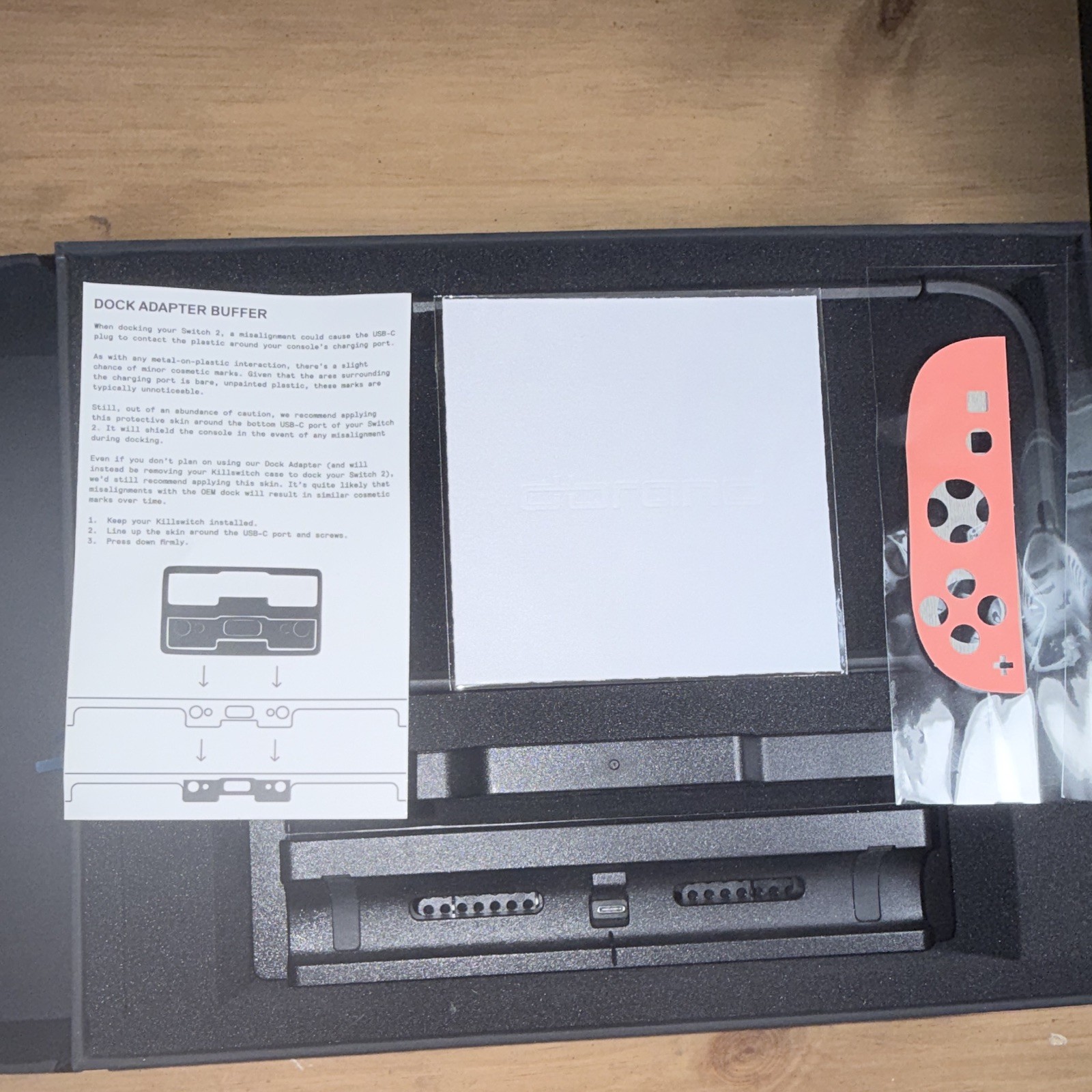 Nintendo Switch 2 Console & dBrand Killswitch in Box w/ PlayVital Thumbcaps