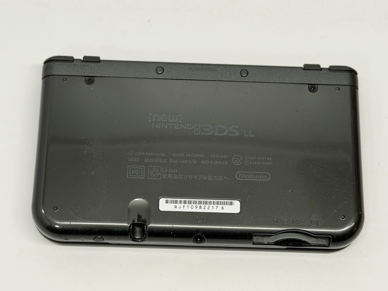 Nintendo NEW 3DS LL XL Gray Console w/ Charging Cable & Stylus Region Free