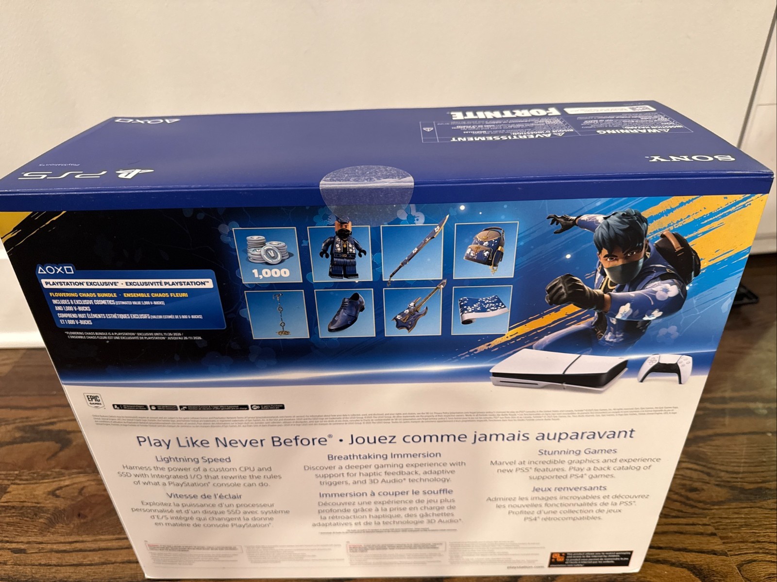 PlayStation 5 (PS5) Slim Console Disc Edition 1TB – Fortnite Bundle – New Sealed