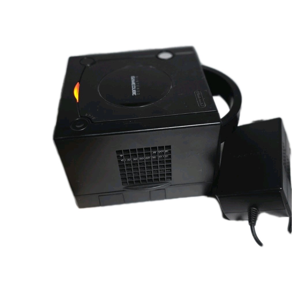 Nintendo GameCube System DOL-001 Black w/Power Adapter and Jack’s. Clean. Tested