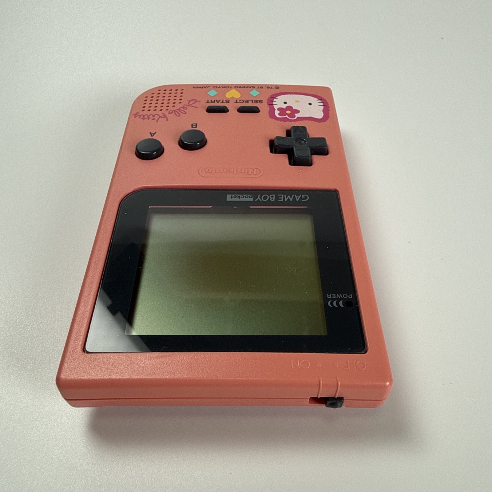 Nintendo Game Boy Pocket Hello Kitty Pink Sanrio Limited MGB-001 Tested Japan