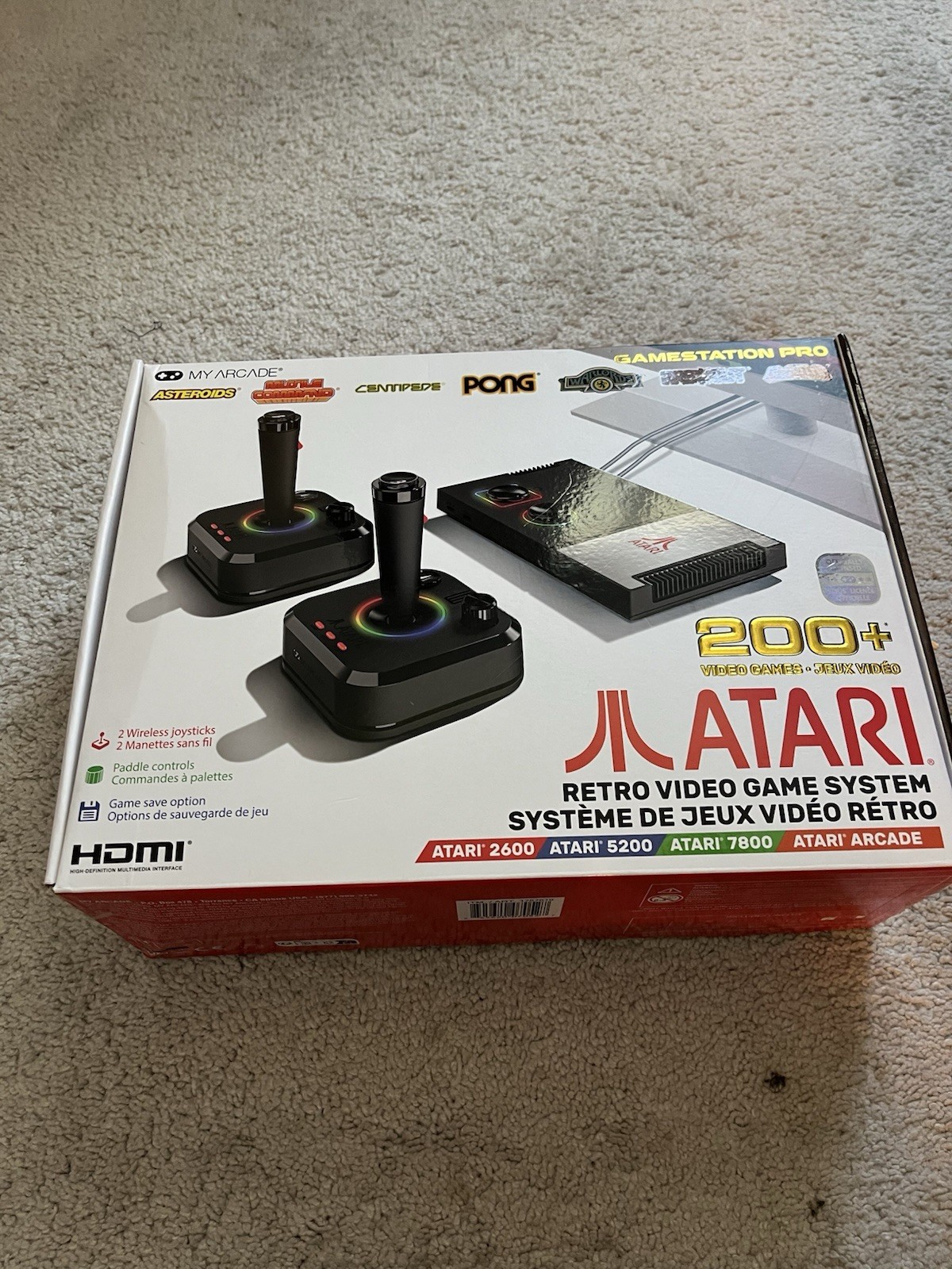My Arcade Atari Game Station Pro Video Game Console with 200 Games DGUNL-7012