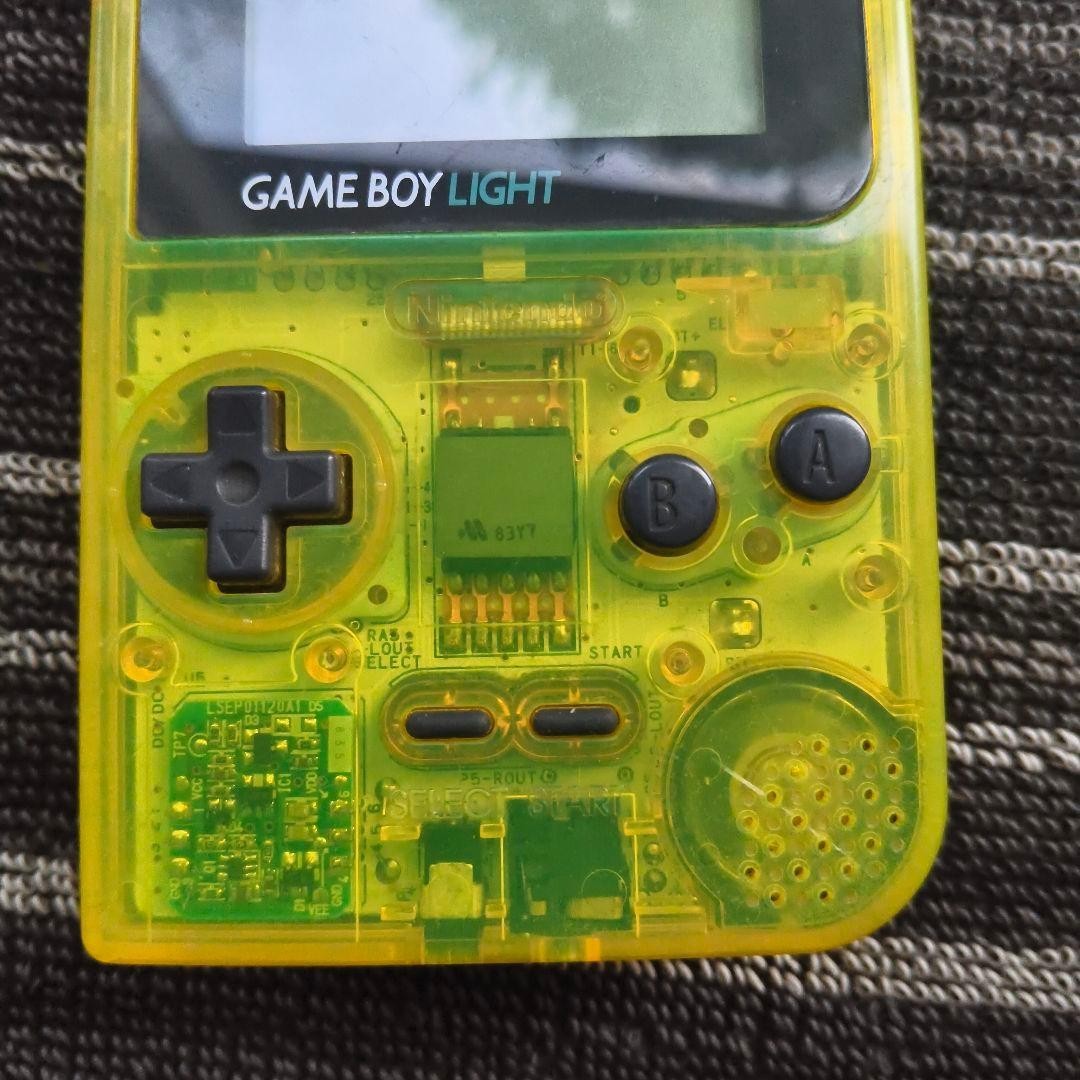 NINTENDO GameBoy Light Game Boy GB Console Clear Yellow Toys R Us Limited Model