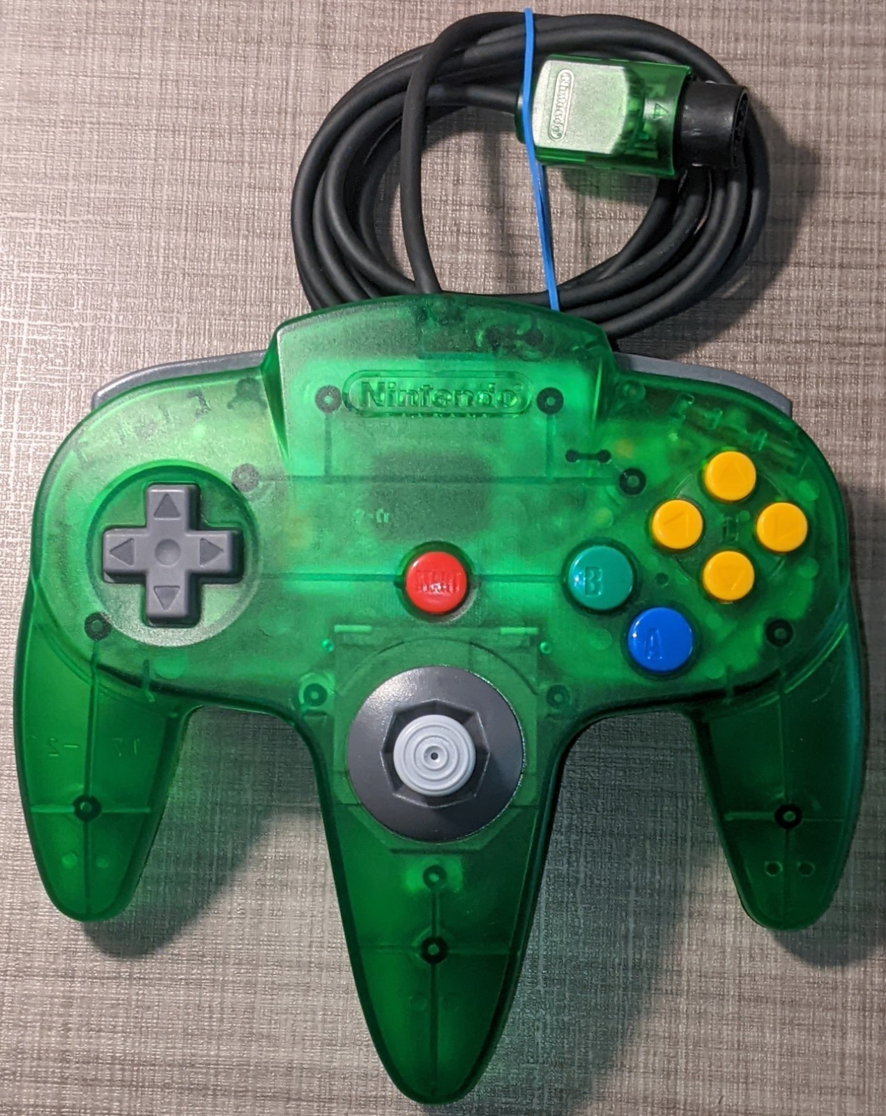 Nintendo 64 N64 Jungle Green Donkey Kong Console Bundle W/ Expansion Pak Tested