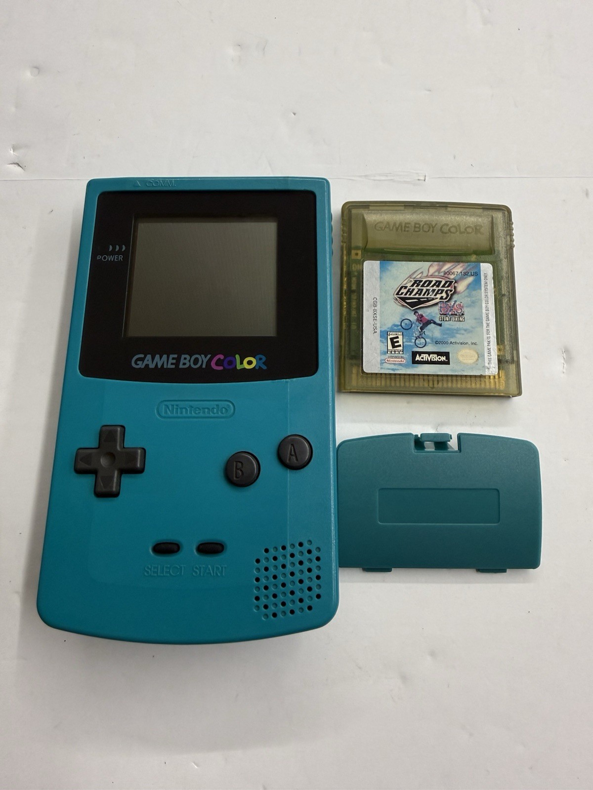GBC – Nintendo GameBoy Color Handheld Game Console – Teal Blue Tested #2947