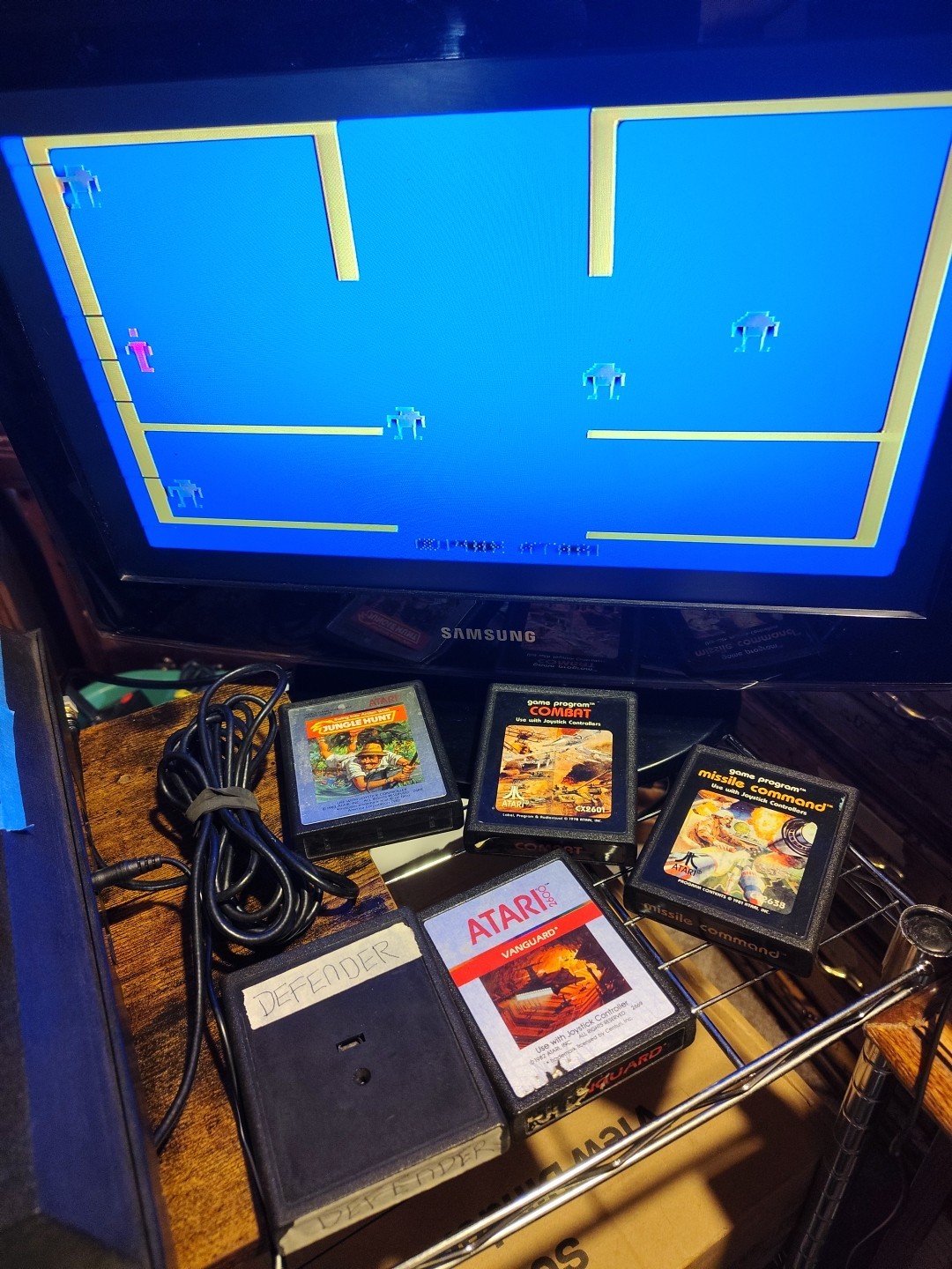Sears Tele-Games (Atari 2600) 6 Switch Dimerco-Power,2cntrl,Pdl,6games-Tested
