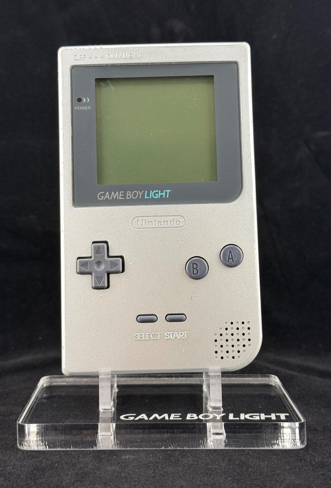 Nintendo Gameboy Light Silver – Good Condition – Serviced – New Capacitors