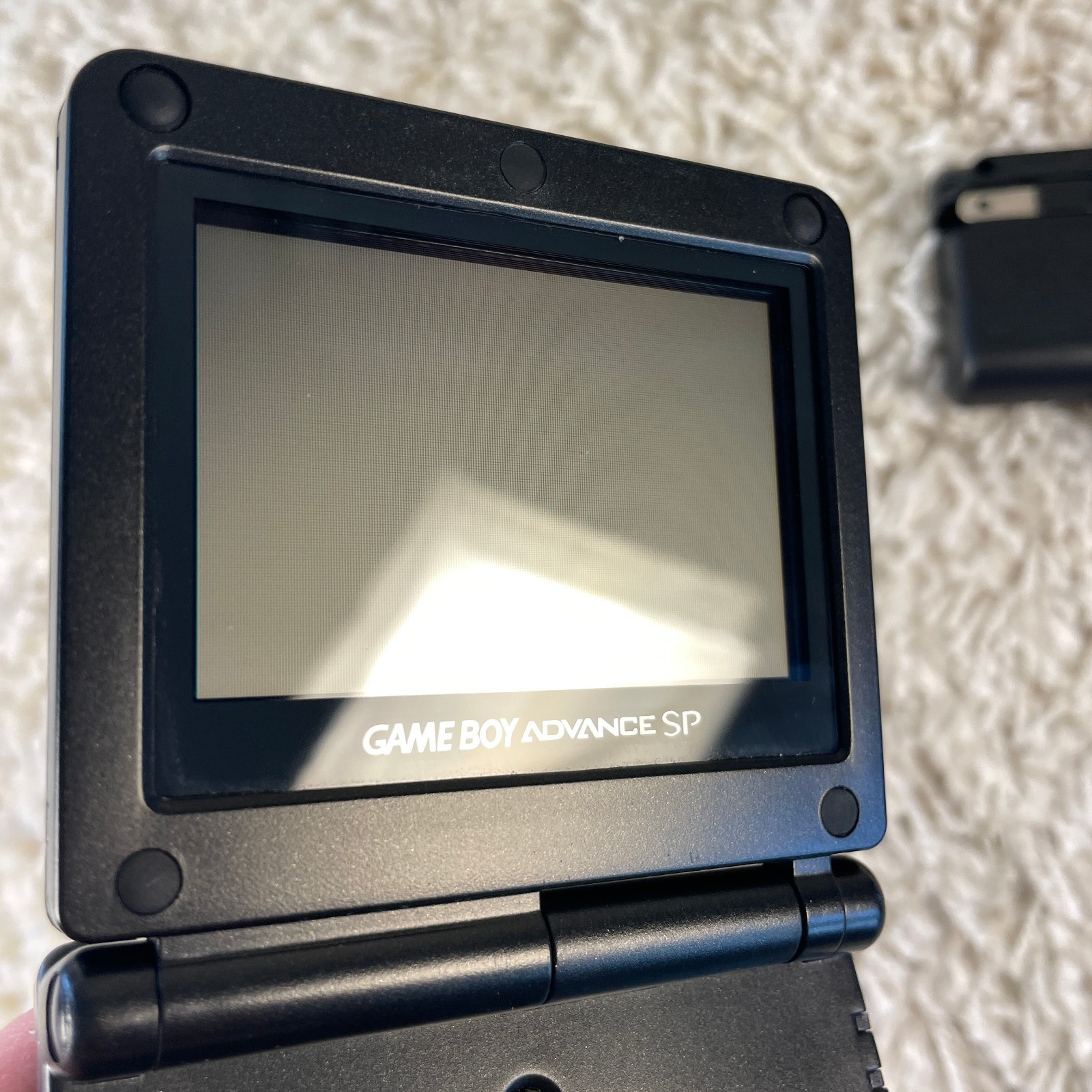 Nintendo Gameboy Advance GBA SP Handheld System Console Onyx Black Model AGS-001