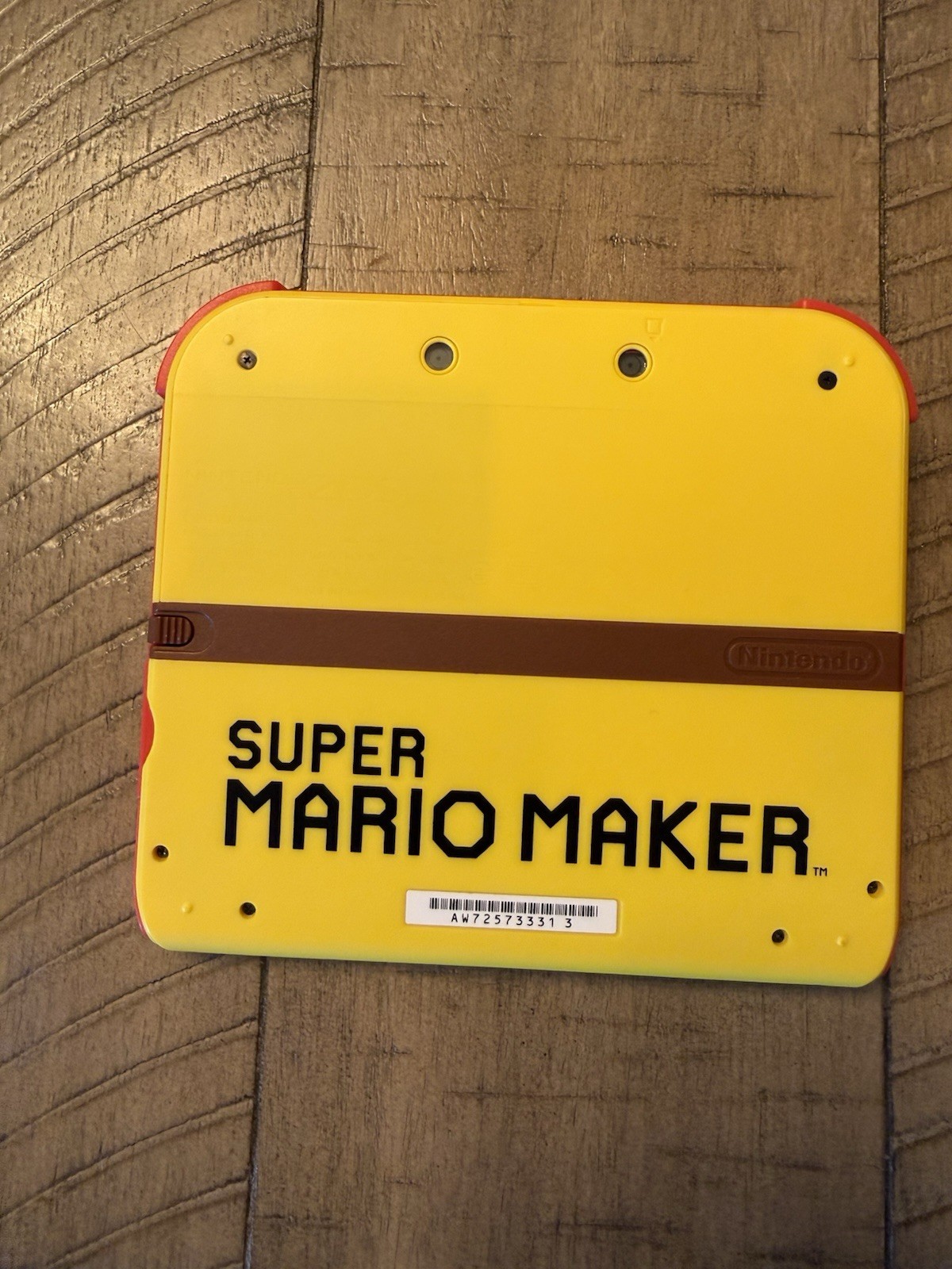 Nintendo 2DS Super Mario Maker Edition Yellow/Red w/ Charger & Cartridge