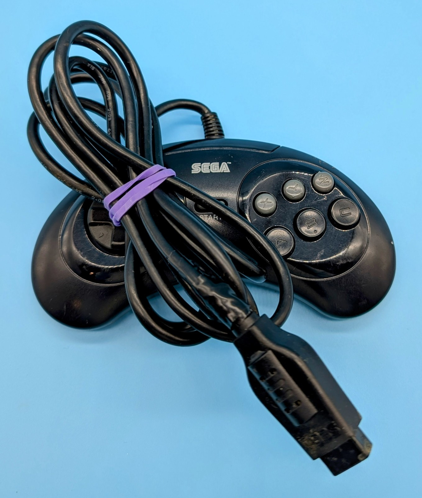 2-CONTROLLERS Original SEGA GENESIS Console MK-1601 Video Game System 1st Model