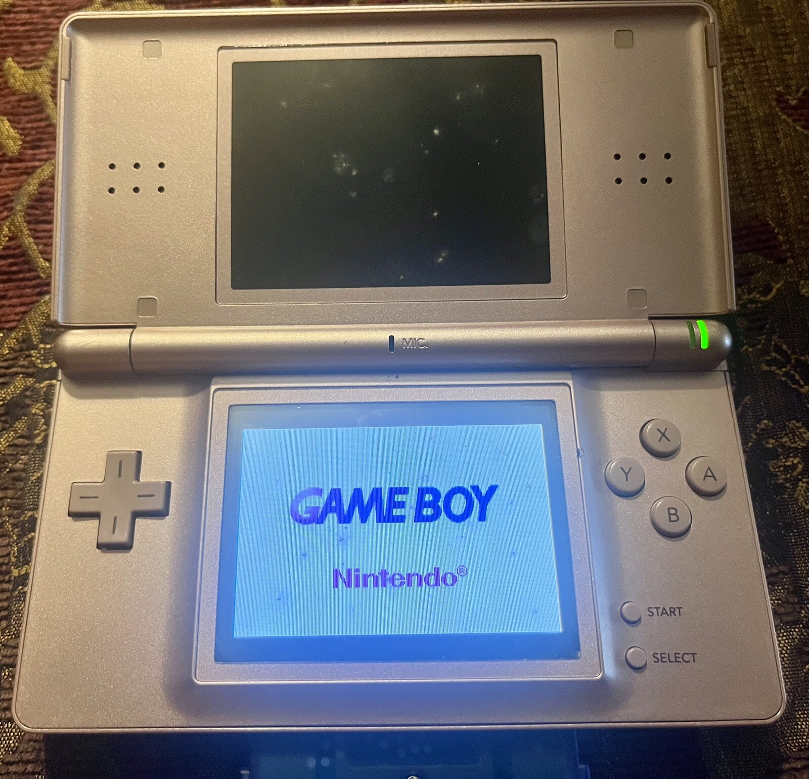 Nintendo DS Lite Handheld System Console Metallic Rose Model USG-001