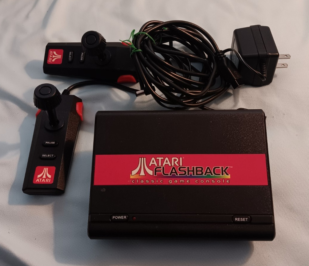 1Atari Flashback Classic Game Console W/ Controllers (Read Desc) Tested Works