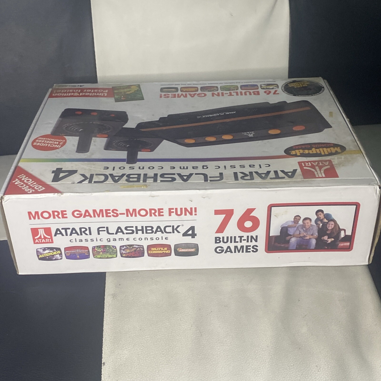 Atari Flashback 4 Classic Game Console 76 built in games With Box