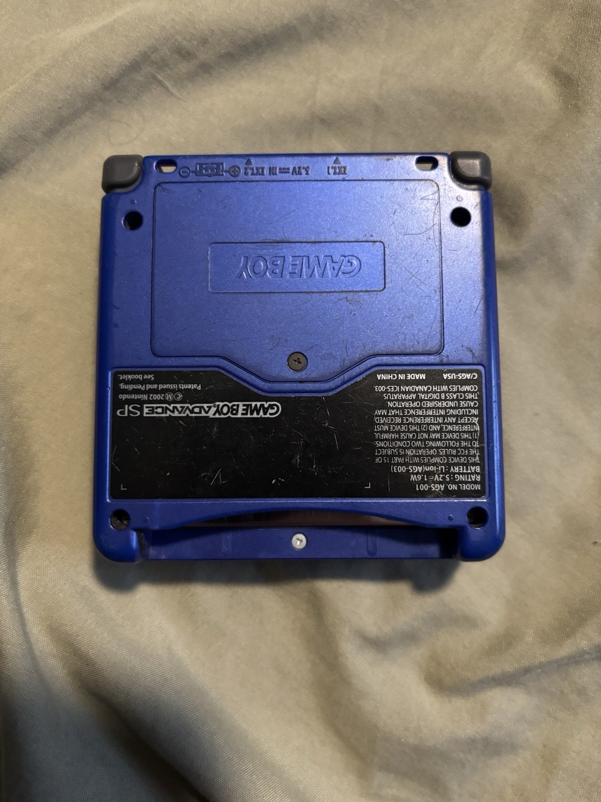 GameBoy Advance SP with 6 Games & Accessories Tested Working