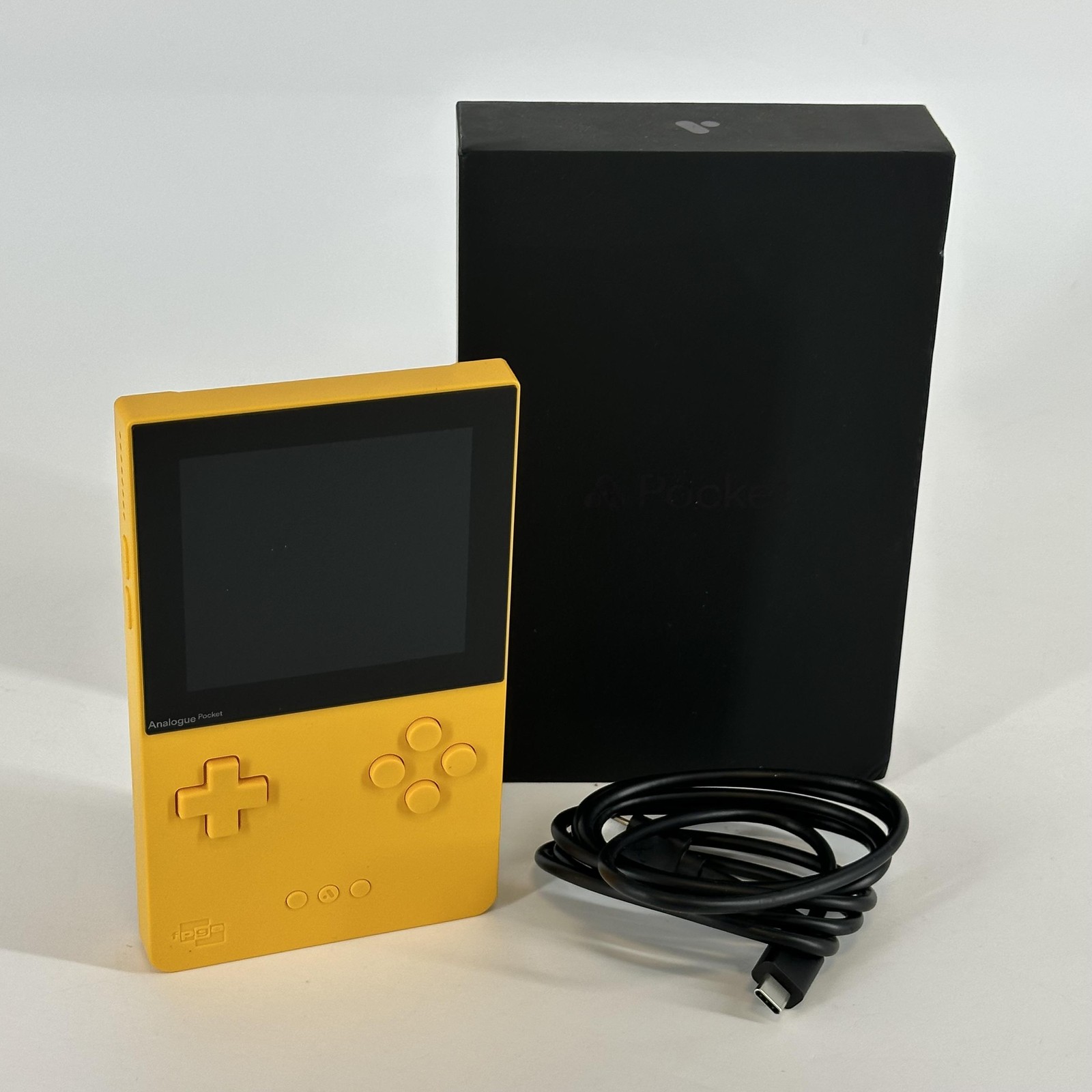 Analogue Pocket Handheld Console Limited Edition Dandelion w/ Charger -Excellent