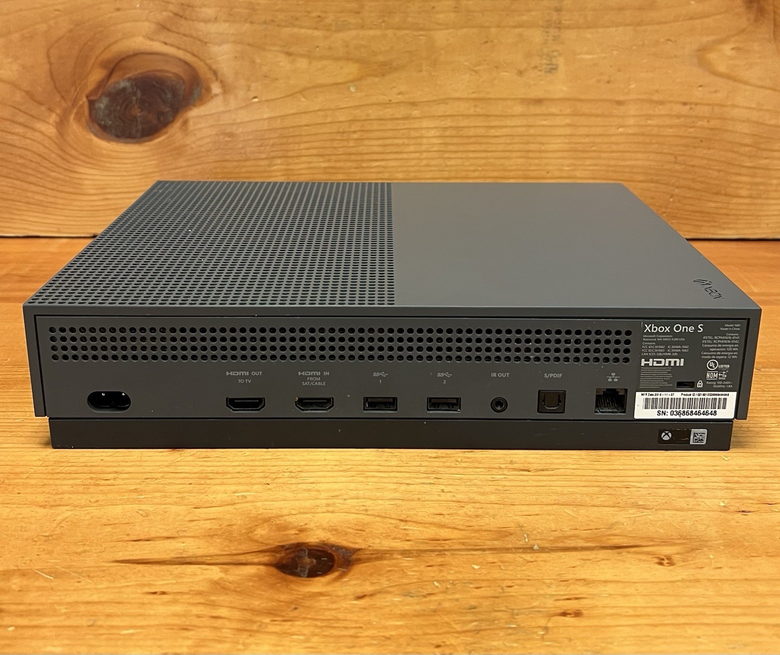 Microsoft Xbox One S 500GB Console Gaming System Gray 1681