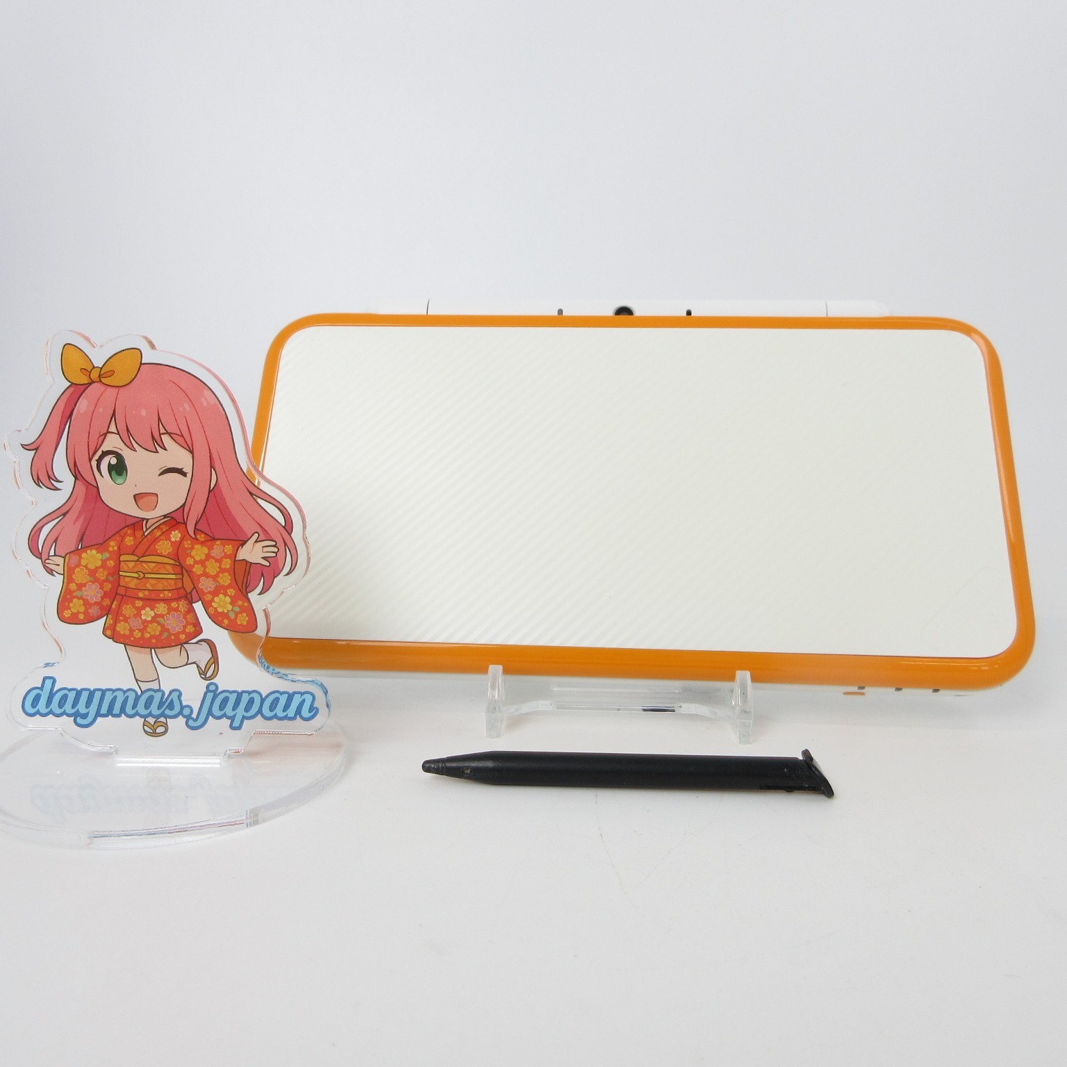 【Near Mint】Nintendo New 2DS LL XL White x Orange Console ONLY Japanese Ver. #DEN