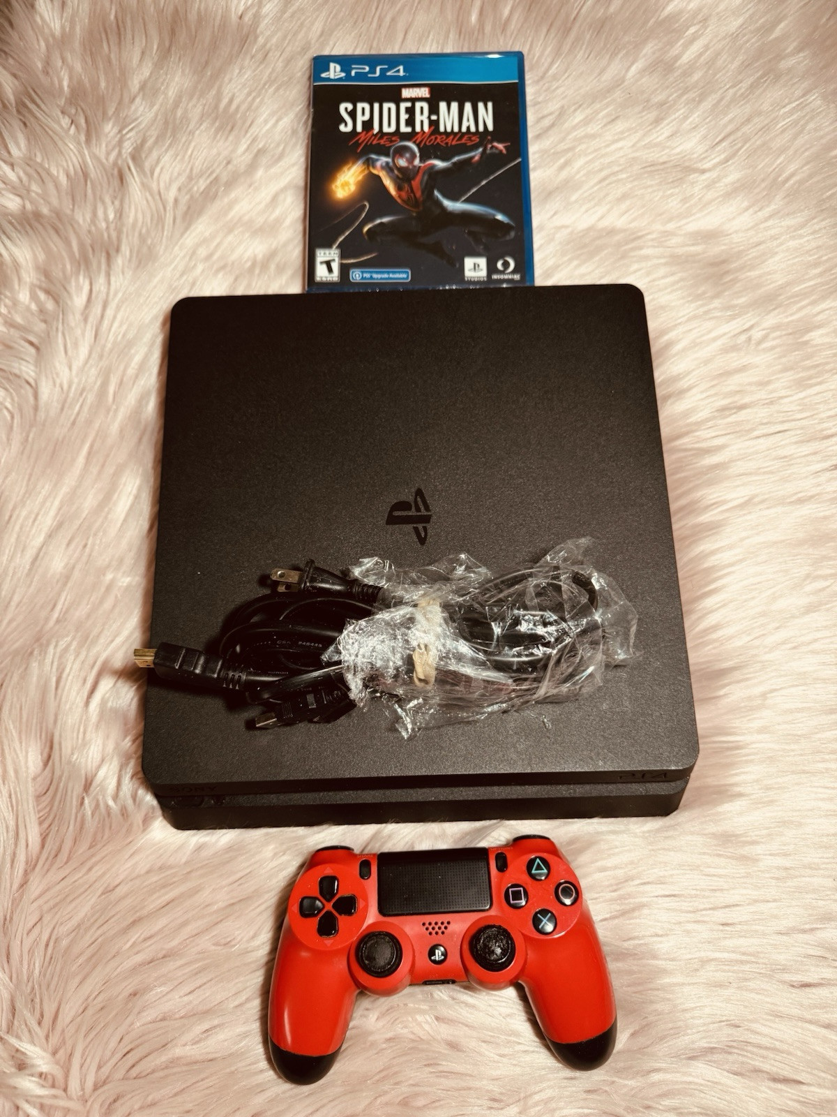 Sony PlayStation 4 Slim PS4 Game 1TB Console 10.50v + New SpiderMan Sealed