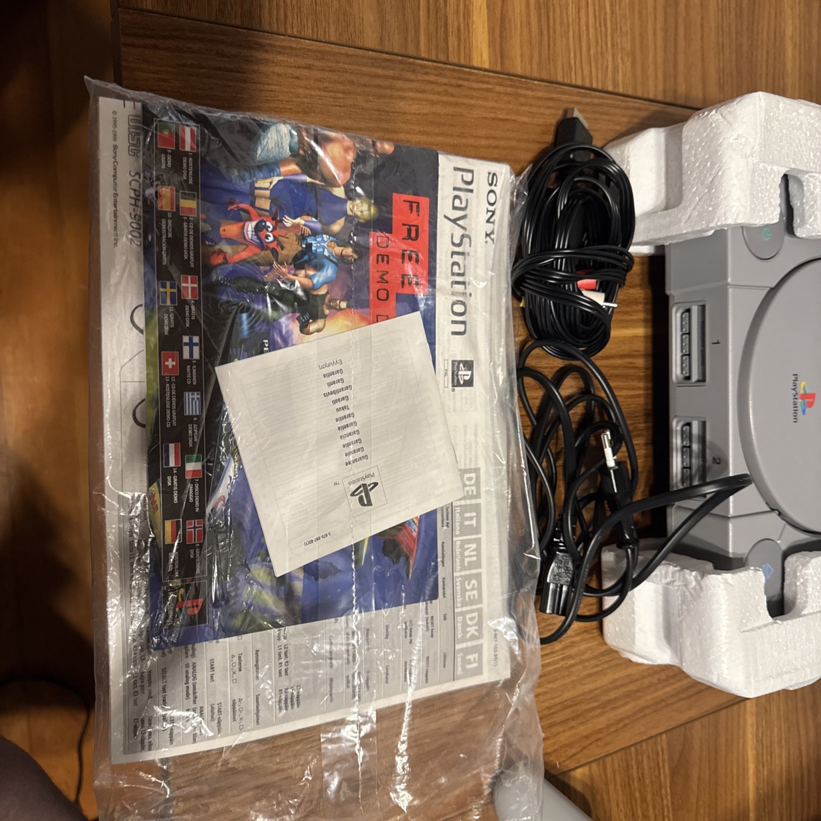 PlayStation 1 PAL Version Open Box Console Untested