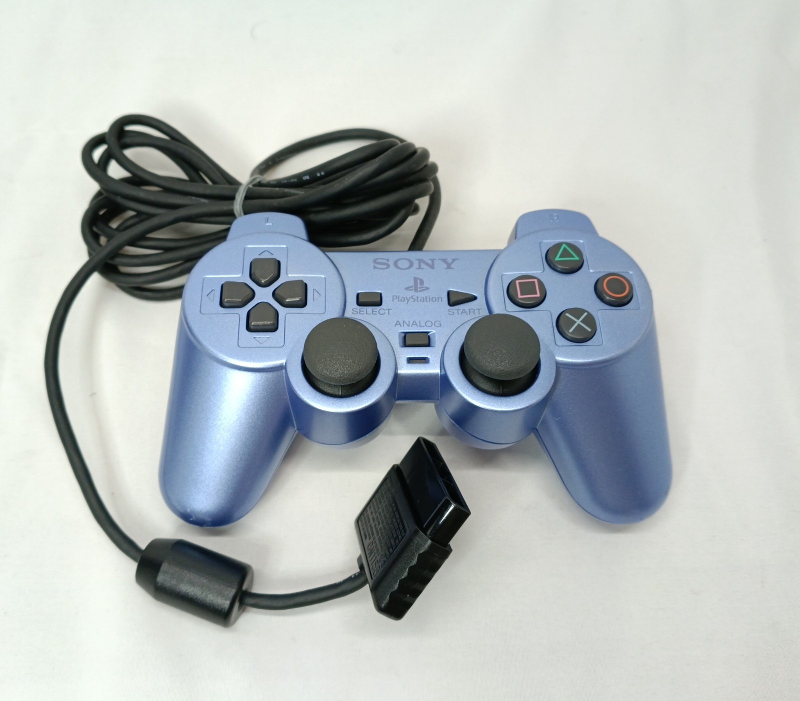 PS2 Aqua Blue Console controller Boxed set Playstation2 NTSC-J Japan Tested