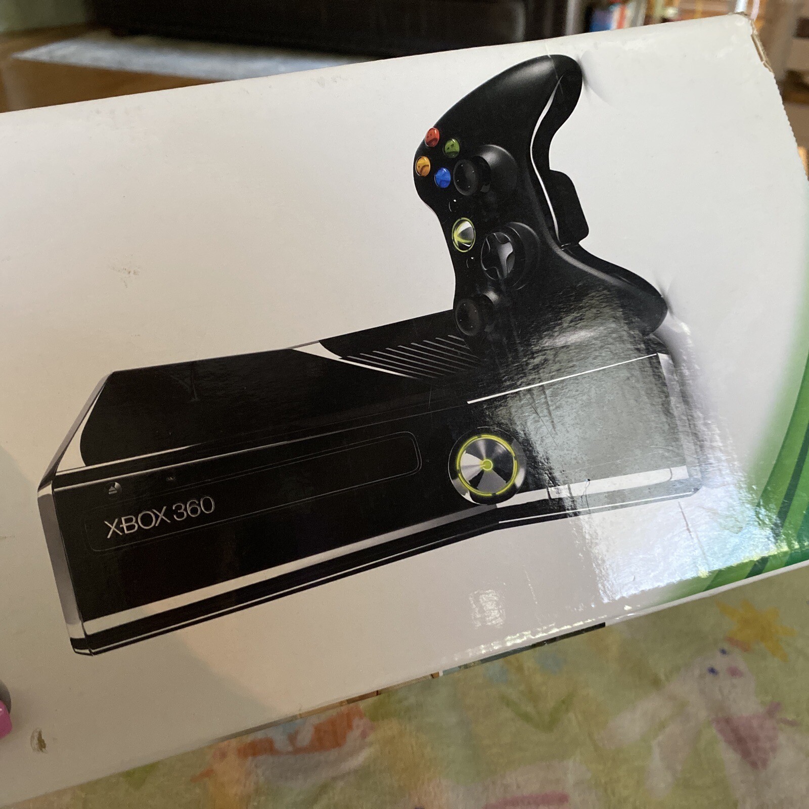 Microsoft Xbox 360 250gb set Boxed Console Controllers Used 2 Controllers