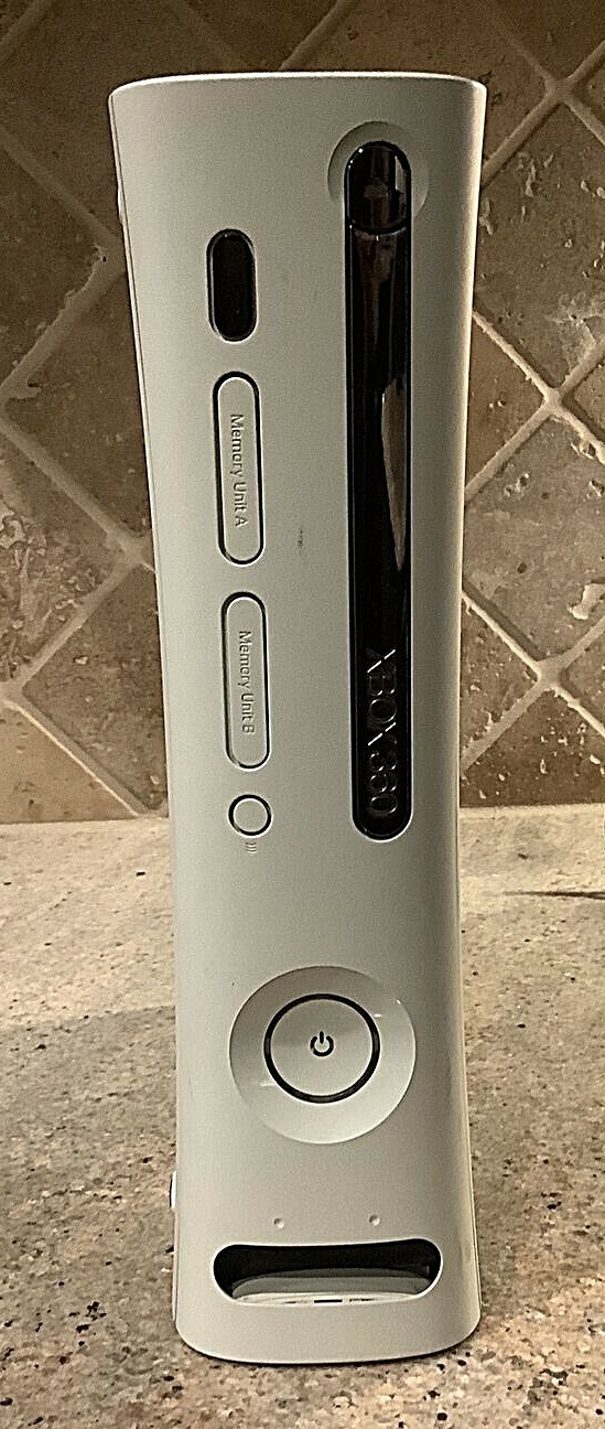 Microsoft Xbox 360 Pro System Bundle 60GB White Console – See Description