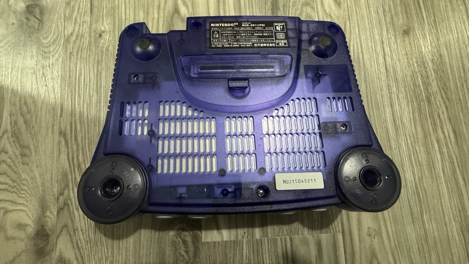 Nintendo 64 Midnight Blue Console system N64