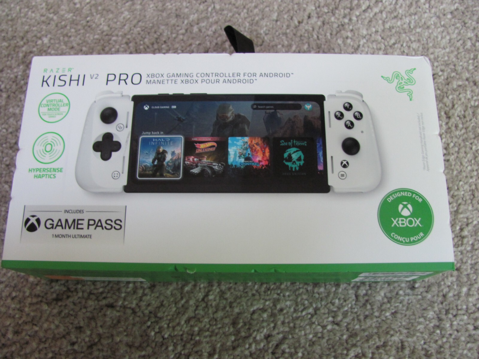 New Razer Kishi V2 Pro for Android (Xbox Edition) – White (RZ06-04580400-R3U1)