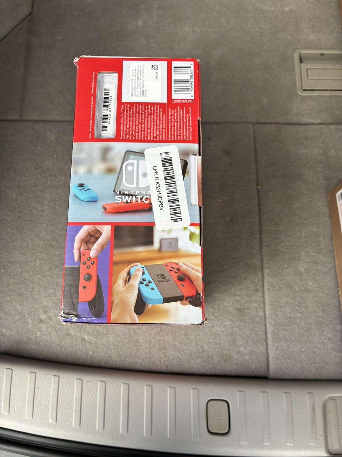 Nintendo Switch 32GB Gray Console with Neon Red and Neon Blue Joy-Con