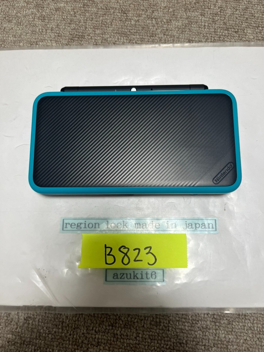 New Nintendo 2DS XL LL Black Turquoise Console Japanese B823