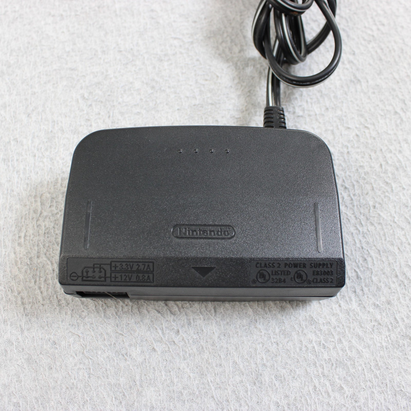 Nintendo 64 Gray Console System NUS-001 USA NTSC Jumper Pak AC Adapter UNTESTED