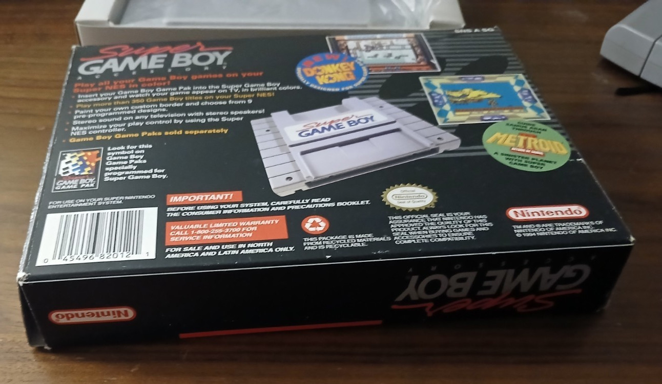Super GameBoy (Super Nintendo, SNES, 1994)