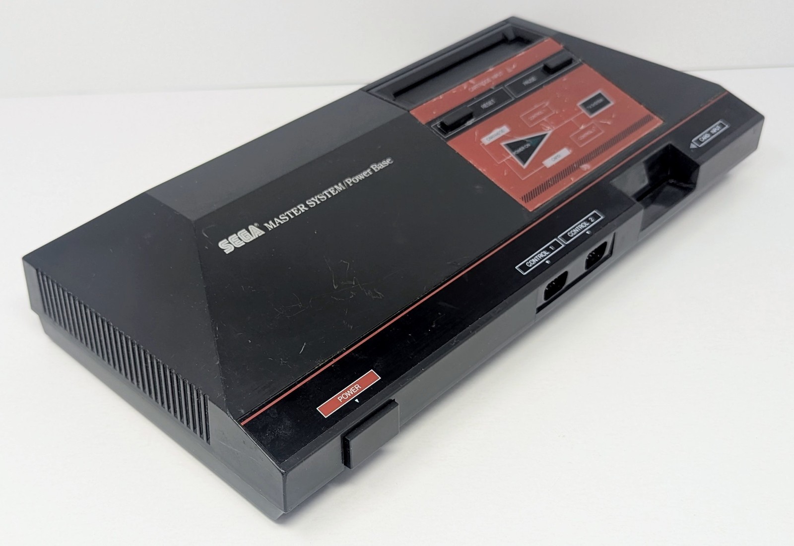 Sega Master System Console w/ AC Adapter – Powers On – For Parts Or Repair