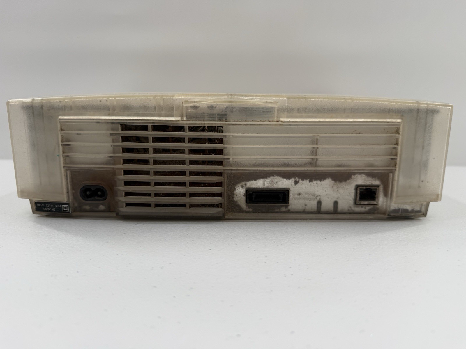 Microsoft Xbox Crystal Limited Edition – Console Only – PARTS – AS IS UNTESTED