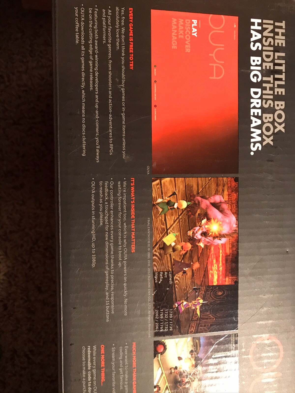 Ouya Android Video Game Console 8GB – Used