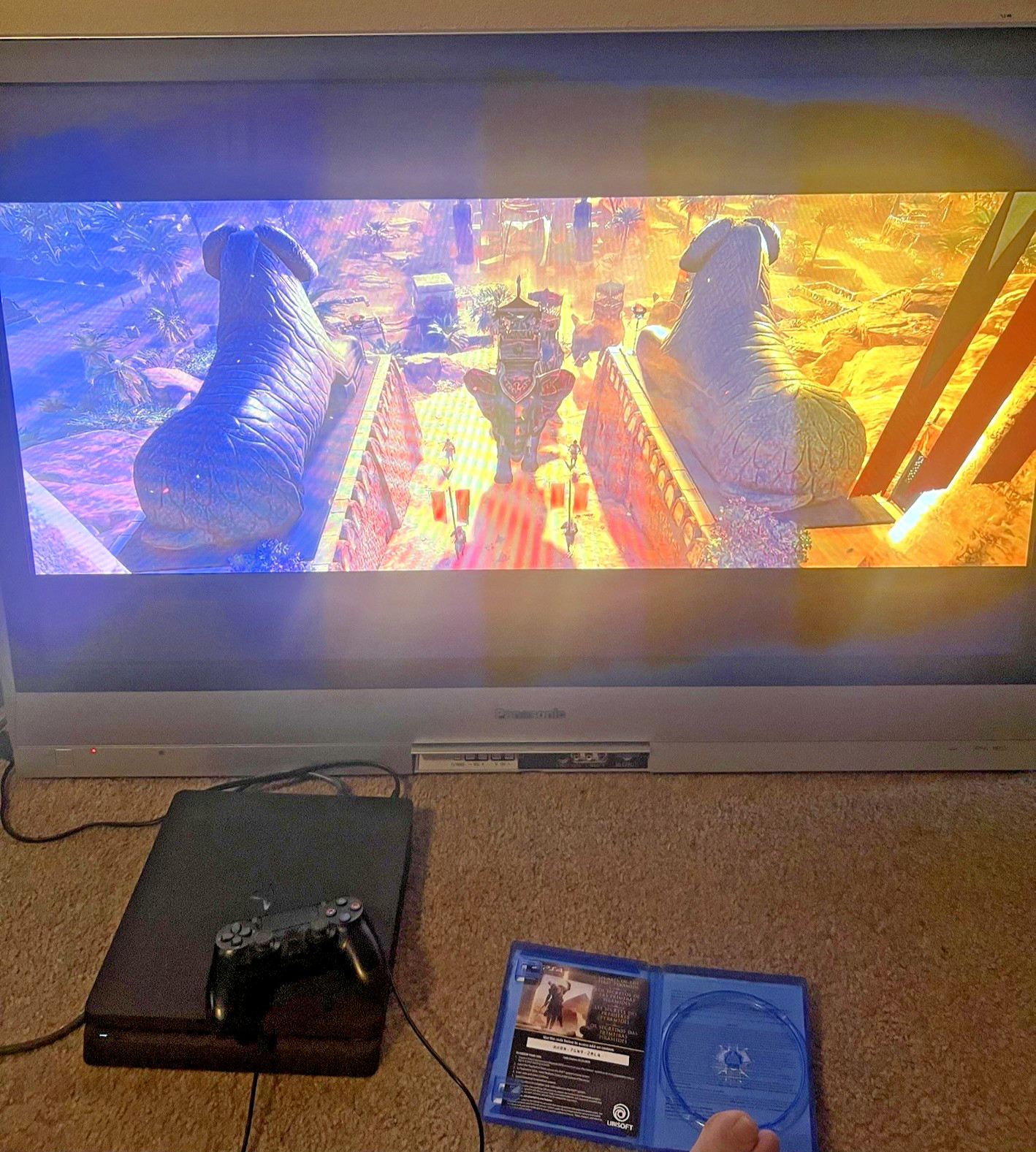PS4 Console 1TB Slim Core, 4 Controllers, and 3 Games (11A)