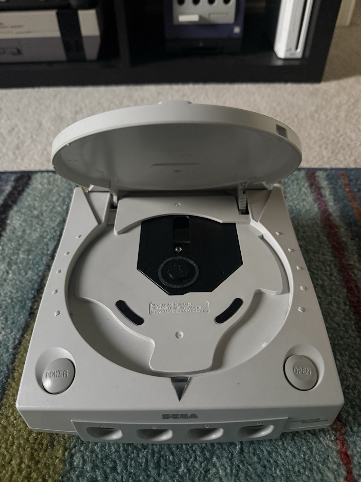 SEGA Dreamcast Partially Tested (READ DESC) w/ Power & AV Cables