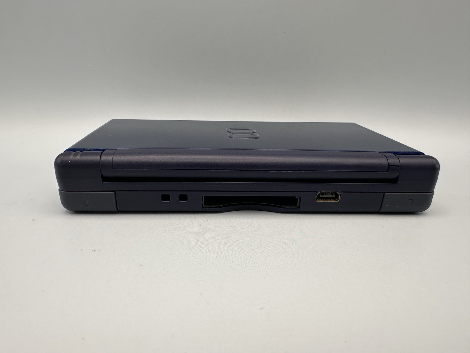 Enamel Navy Nintendo DS Lite Console USG-001 – original slot cover, new charger
